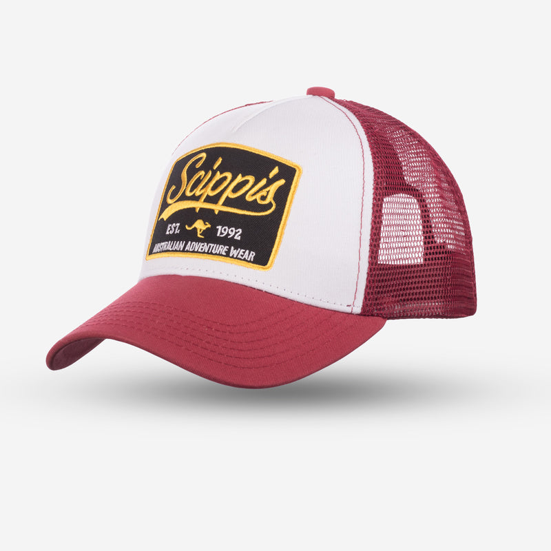 scippis redford cap – mesh trucker cap met retro design en uitstekende ventilatie