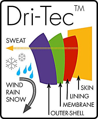 scippis bowen herenjas – waterdichte outdoorjas met dri-tec technologie