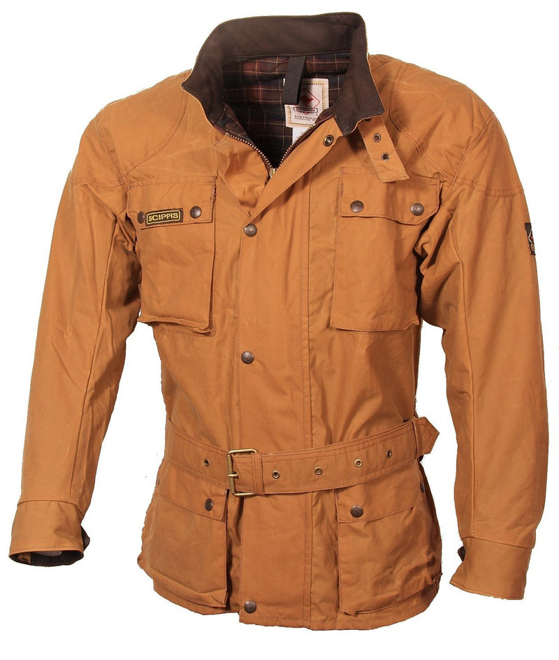 scippis jas belmore – lichte oilskin jas met retro uitstraling