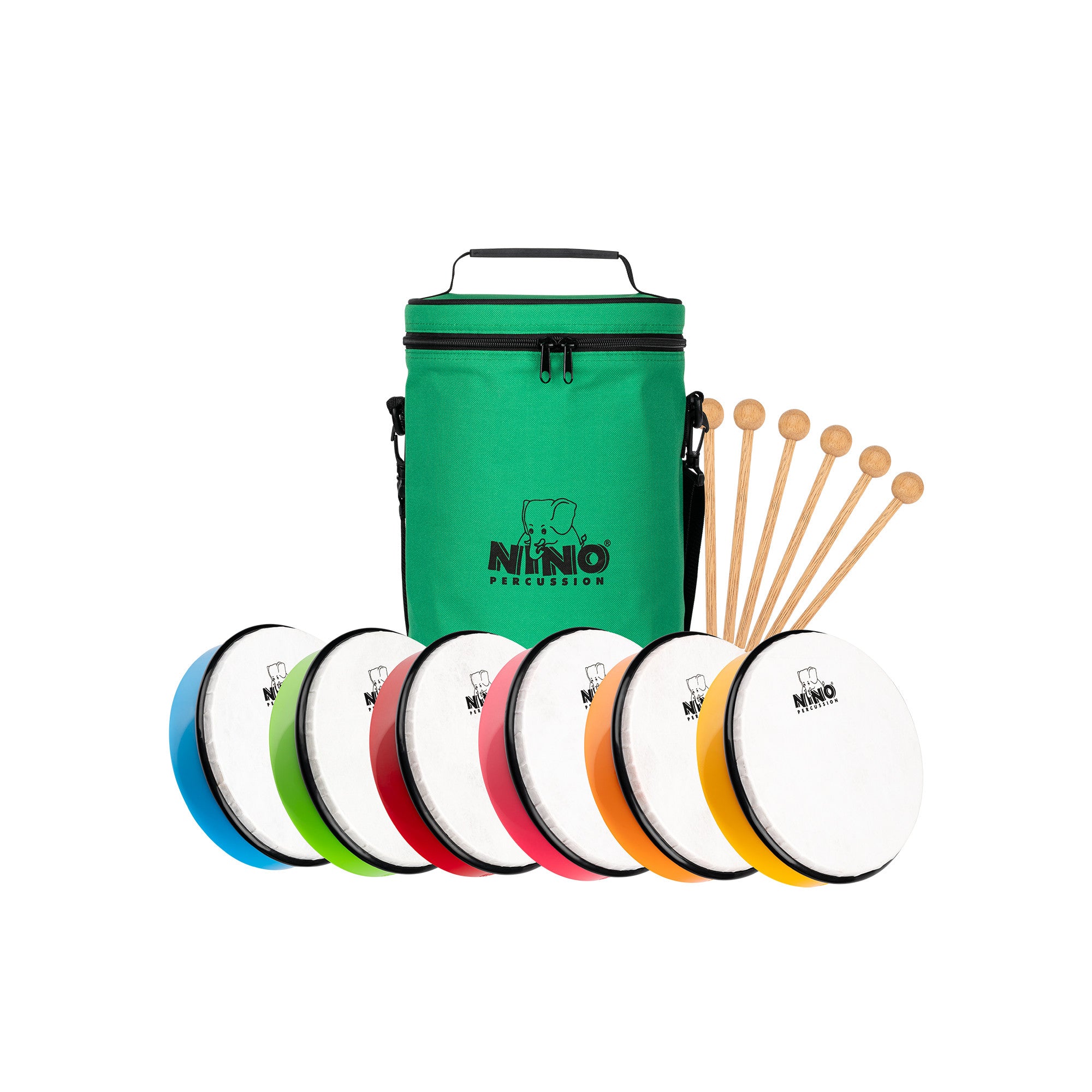 HAND DRUM SET 6 STUKS – Kindertamboerijnen van Meinl NINO