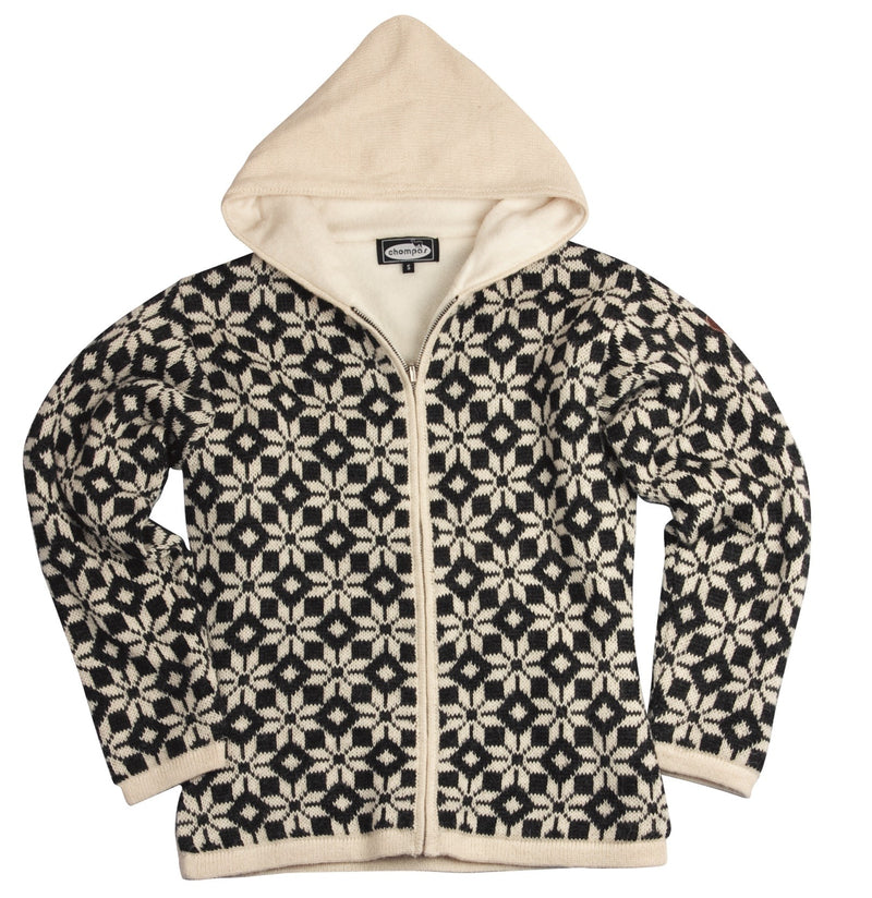 scippis damesjack klara – elegante winterjas van alpaca wol