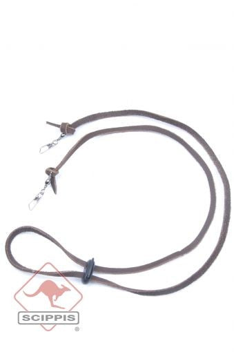 scippis lederen kinriem – verstelbare kinband voor lederen hoeden