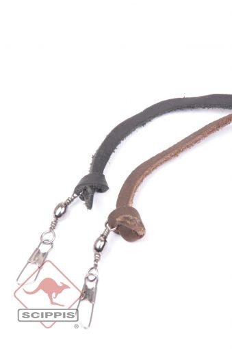 scippis lederen kinriem – verstelbare kinband voor lederen hoeden
