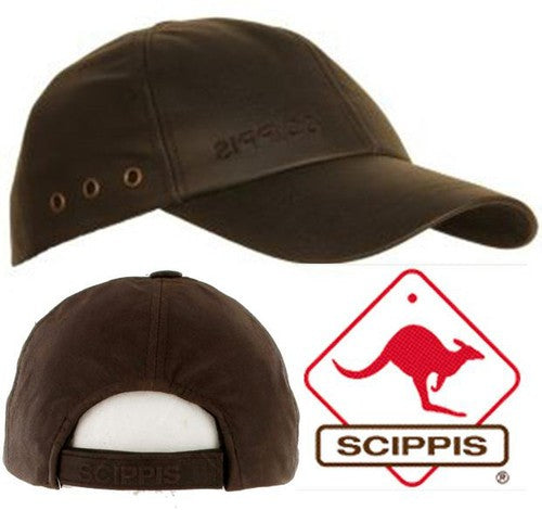 scippis lederen cap – klassieke baseballcap van 100% leer