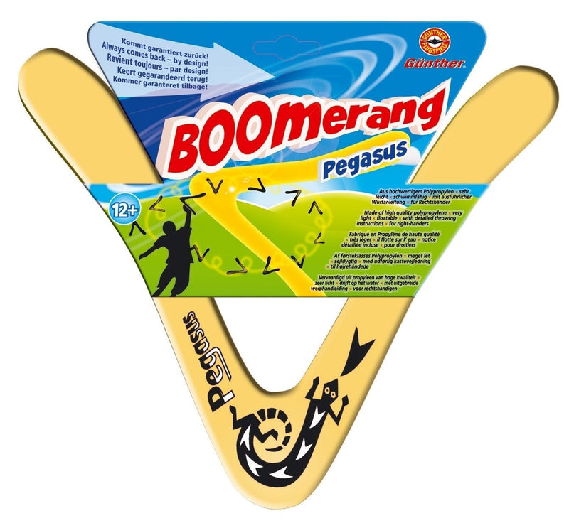 hotsports boemerang pegasus gunther – duurzame polypropyleen boemerang voor beginners