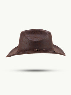 scippis ironwood hoed – robuuste polyester hoed met authentieke leren look