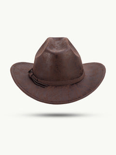 scippis ironwood hoed – robuuste polyester hoed met authentieke leren look