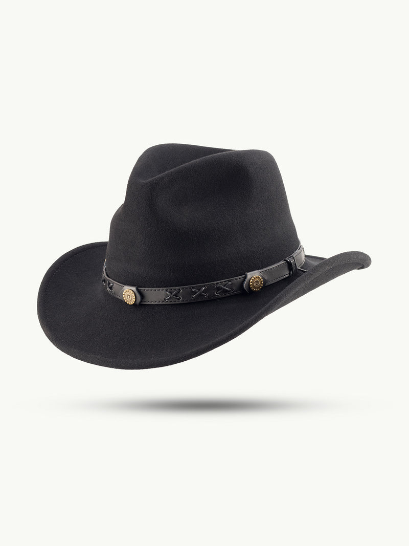 scippis hoed – mackay – stoere cowboyhoed van 100% wol – weerbestendig & karaktervol