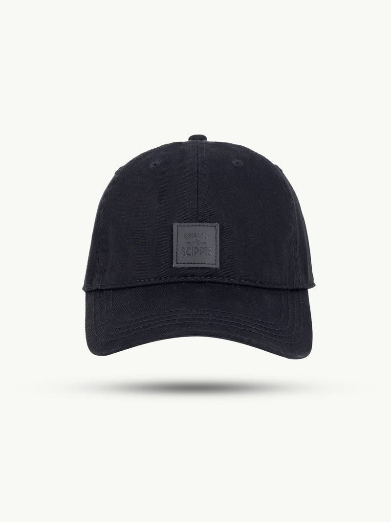 scippis kalbarri cap – klassieke zwarte pet van 100% katoen – comfortabel en veelzijdig