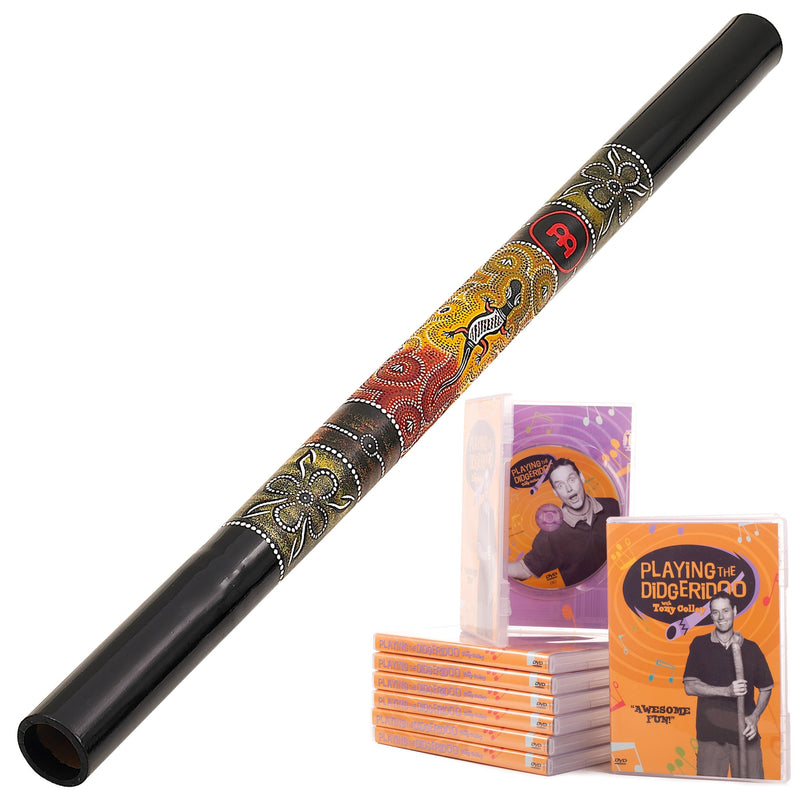 meinl starterspakket a – bamboe didgeridoo inclusief dvd