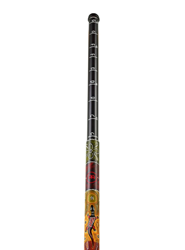 meinl slide didgeridoo tsddg1-bk – telescopische didgeridoo met standaard
