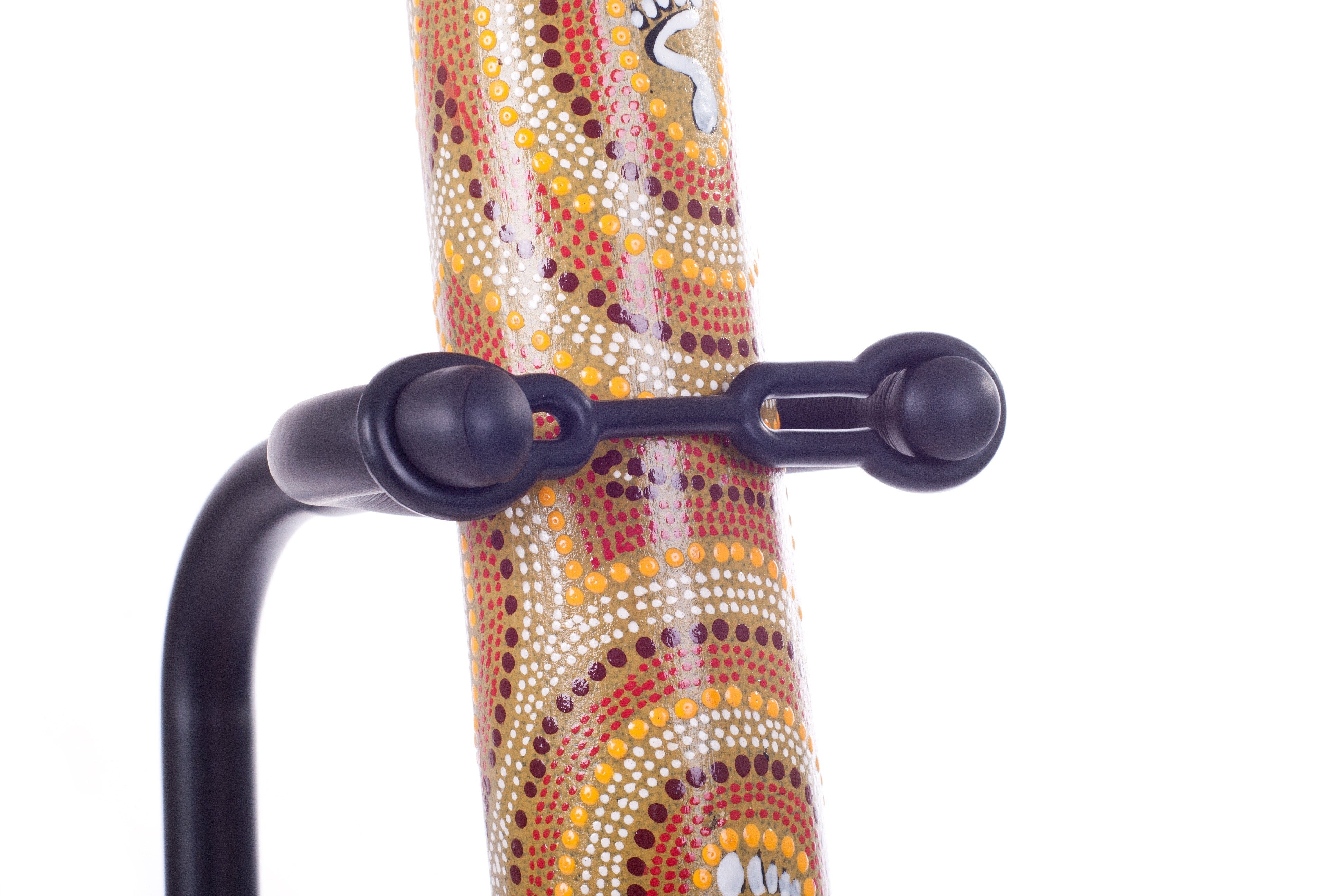 meinl slide didgeridoo tsddg1-bk – telescopische didgeridoo met standaard