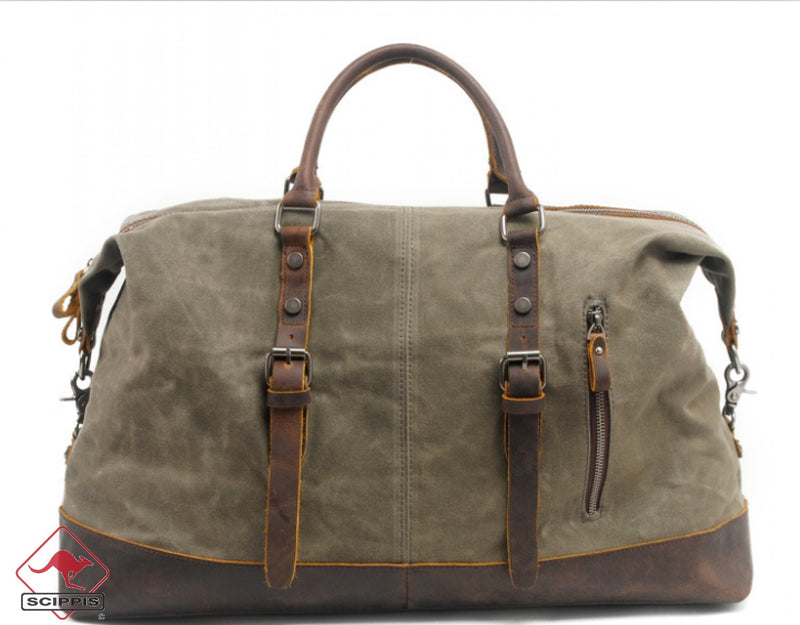 scippis kensington duffel bag – ruime canvas reistas