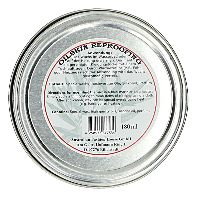 scippis oilskin-wax 180ml – bescherming voor waxjassen en -hoeden