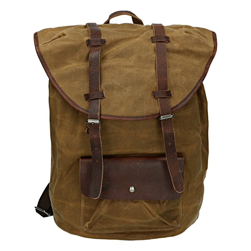 scippis ayers rock backpack – vintage canvas rugzak