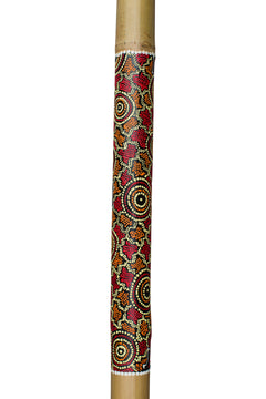 didgeridoo 120cm voor starters – handbeschilderd - draagtas