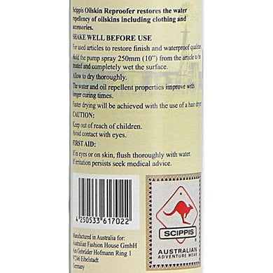 scippis reproofing spray – onderhoudsspray voor waxkleding