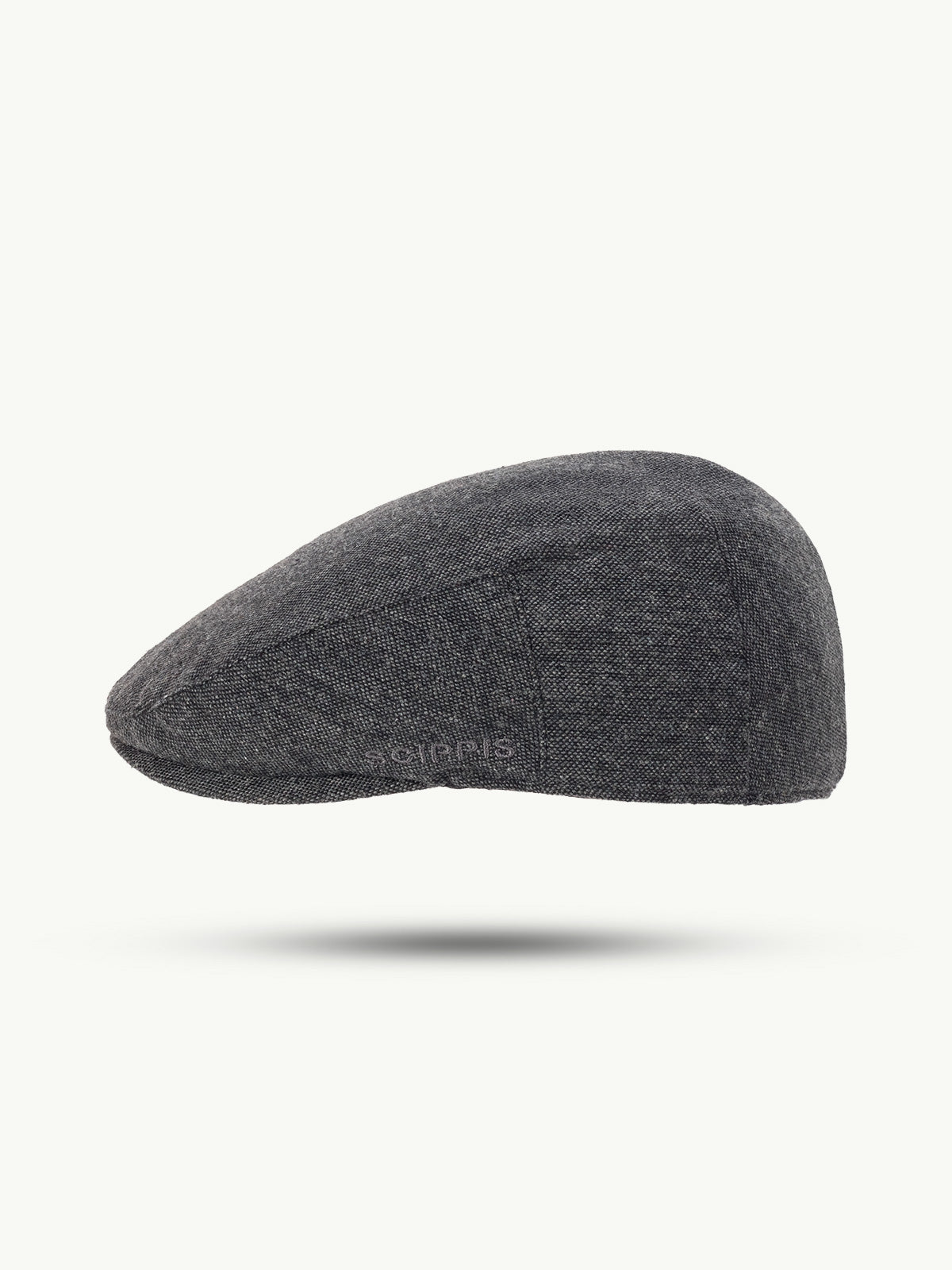 scippis cap – galway – tijdloze flatcap van wol-polyester mix – stretchband voor perfecte pasvorm