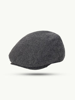 scippis cap – galway – tijdloze flatcap van wol-polyester mix – stretchband voor perfecte pasvorm