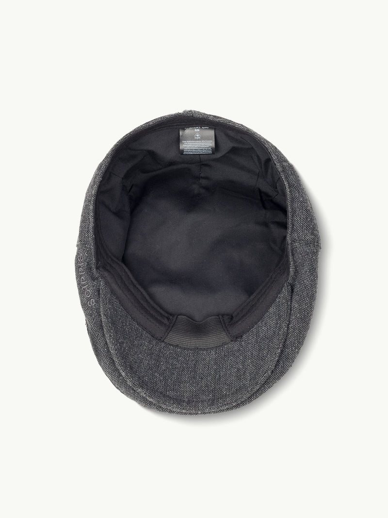 scippis cap – galway – tijdloze flatcap van wol-polyester mix – stretchband voor perfecte pasvorm