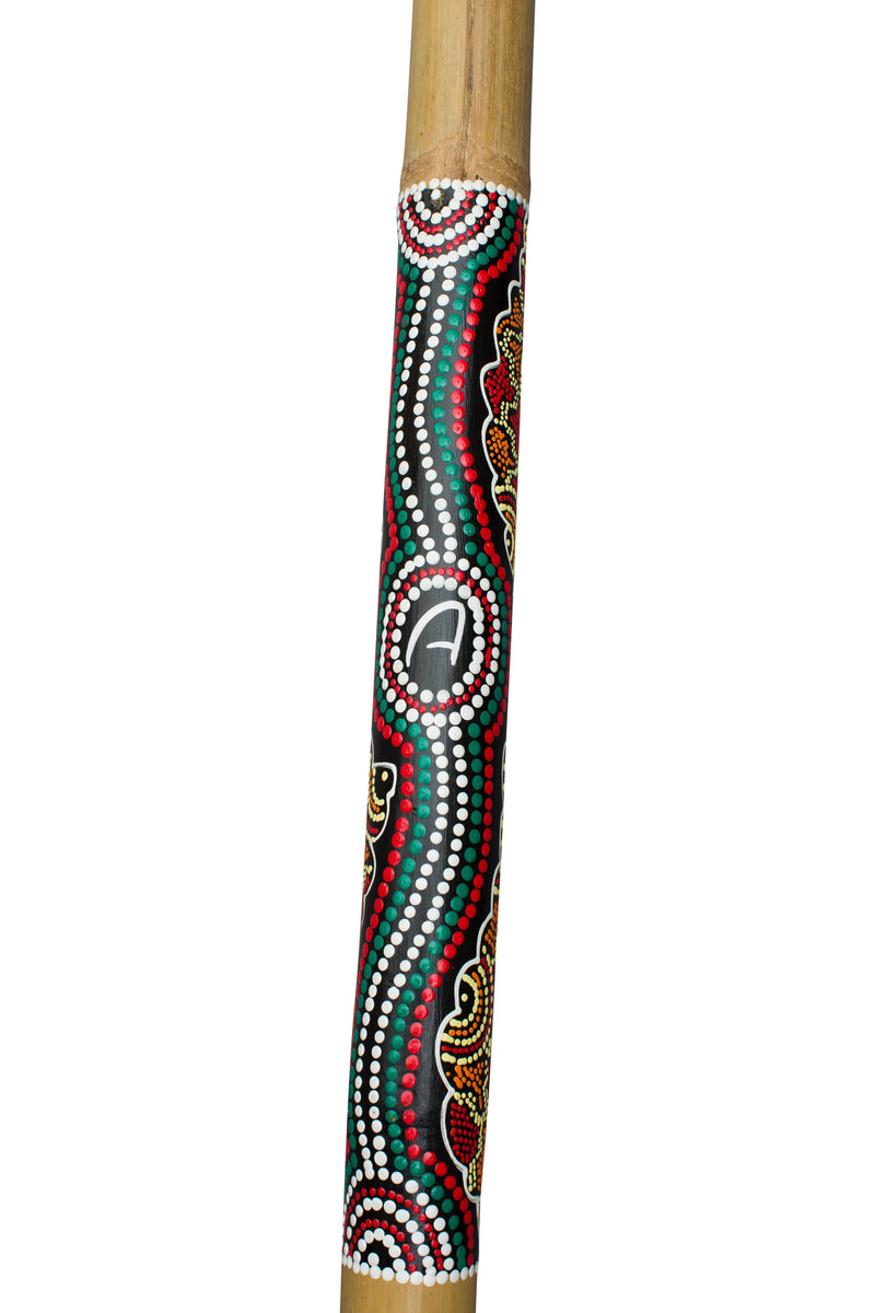 starterspakket bamboe didgeridoo inclusief dvd - bijenwas - nylon didgeridootas - didgeridoostandaard