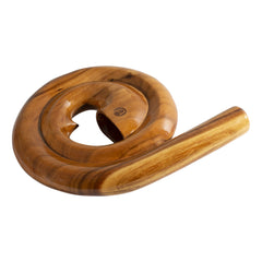 spiraal didgeridoo inclusief gevoerde nylon tas- compacte didgeridoo