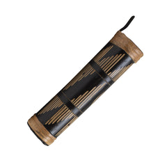 rainstick 20cm carved – compact model