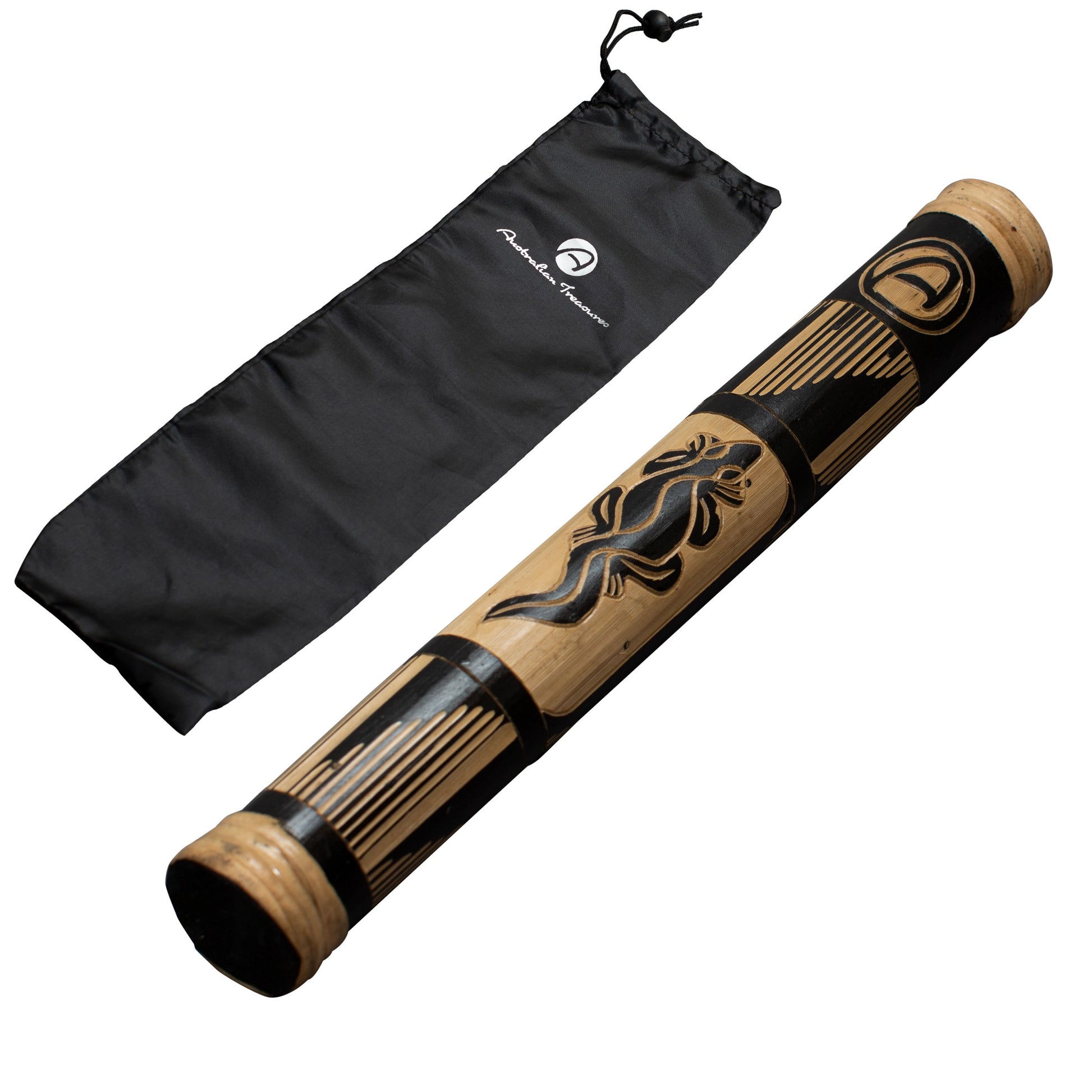 rainstick 40cm bewerkt – klein klankinstrument met groots effect