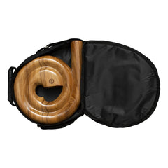 spiraal didgeridoo inclusief gevoerde nylon tas- compacte didgeridoo