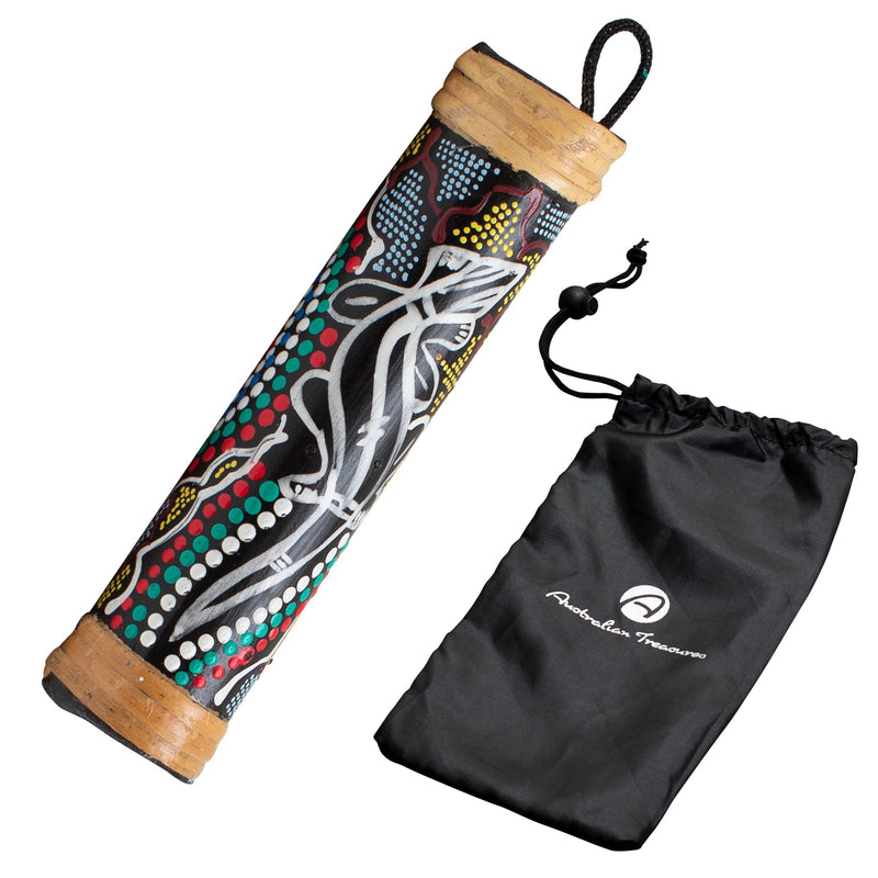 rainstick 20cm beschilderd – met opbergtas