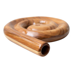 spiraal didgeridoo inclusief gevoerde nylon tas- compacte didgeridoo