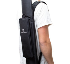 didgeridoo 147cm mahonie pro – compleet met nylon draagtas