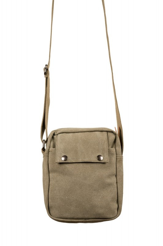 scippis port arthur tas – robuuste canvas schoudertas met lederen accenten