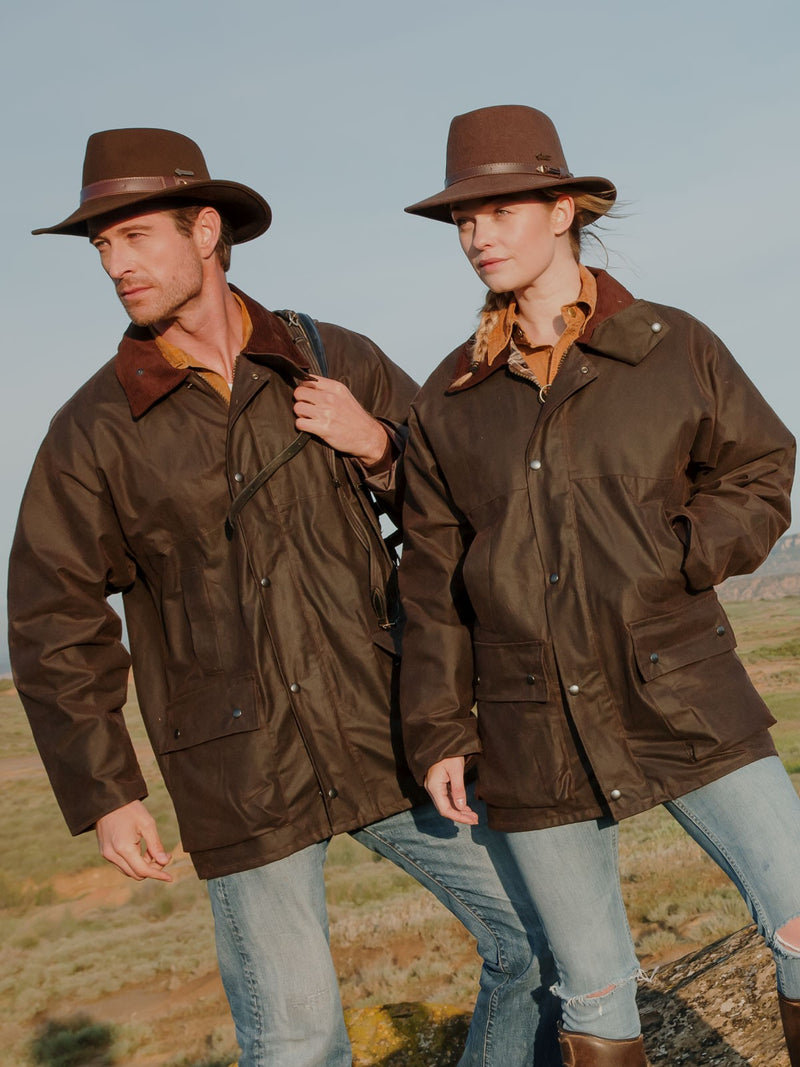 scippis basic waxjas – waterafstotende outdoorjas voor heren en dames