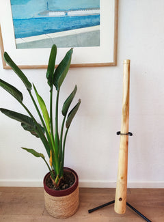 houten didgeridoo 130cm - inclusief stevige draagtas - didgeridoo voor beginners