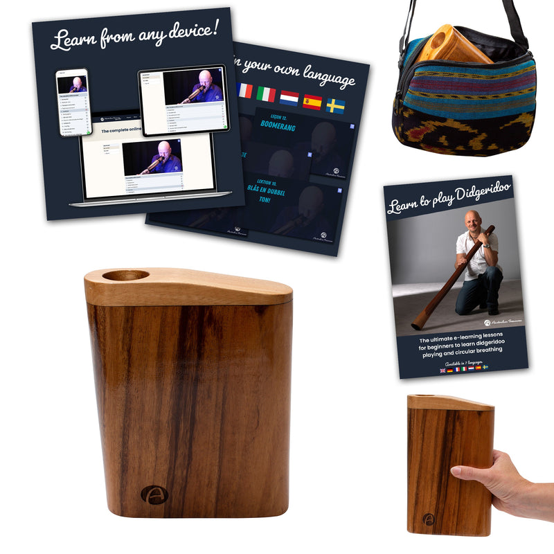 travel didgeridoo inclusief online cursus didgeridoo & circulaire ademhaling