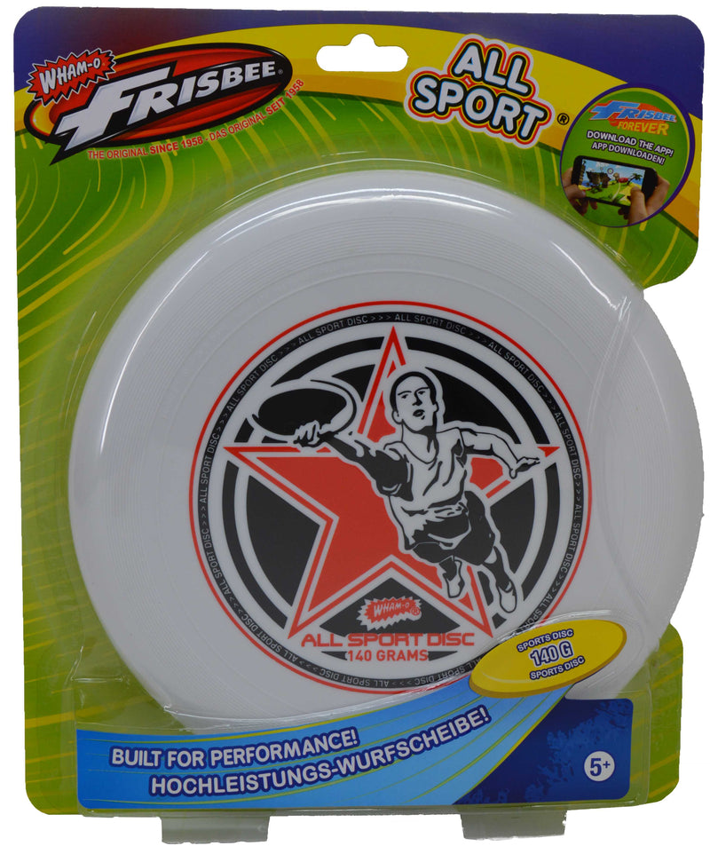frisbee 140 gram. vanaf 6 jaar. all sport wham-o. de enige echte!