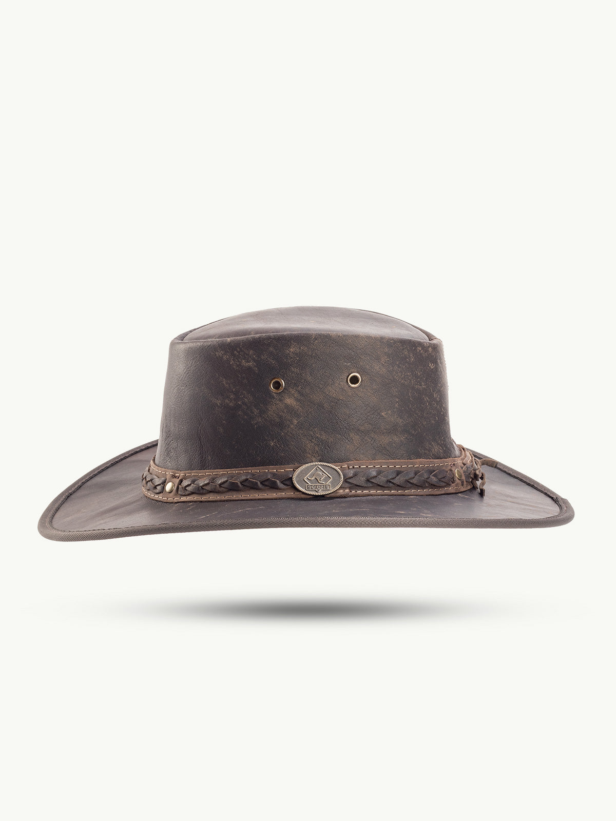 scippis hoed – kangaroo sundowner – lichte kangoeroelederen hoed – waterafstotend & ademend voor outdoor gebruik