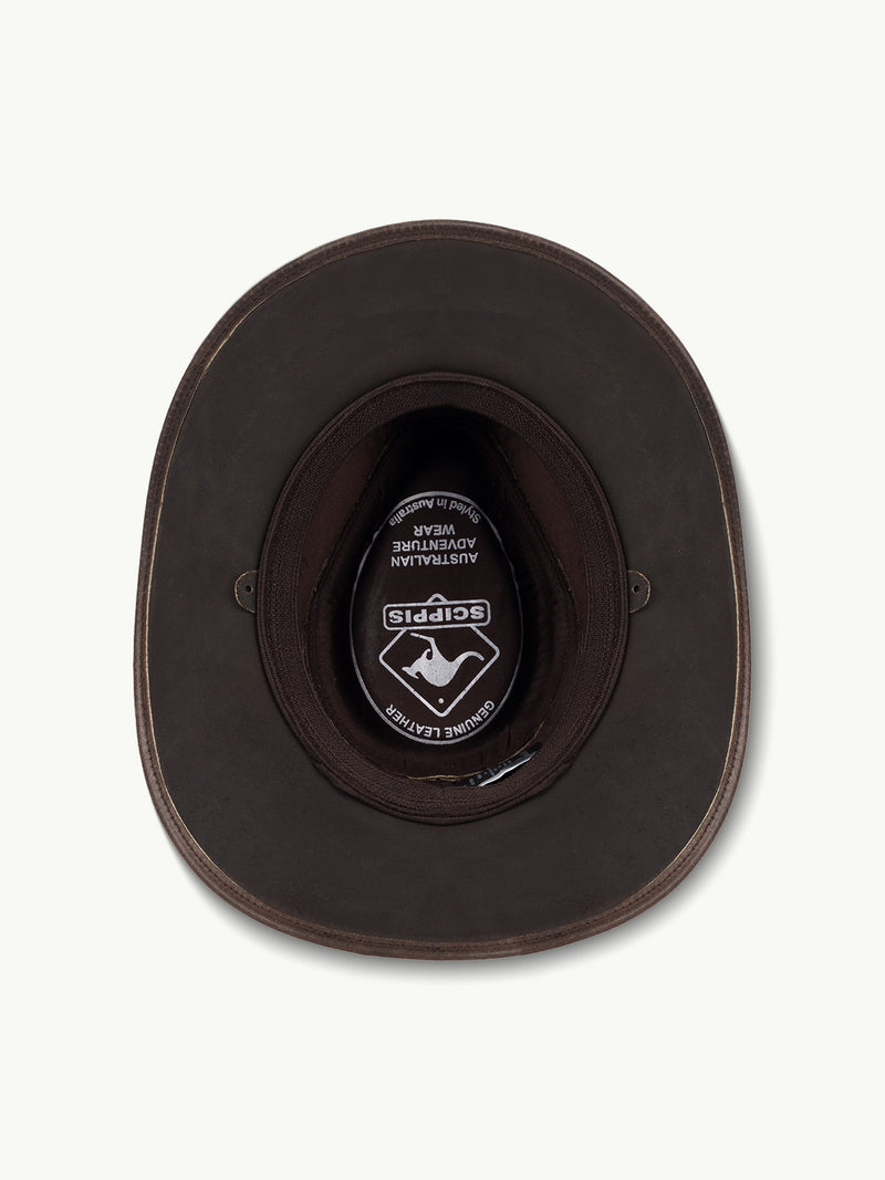 scippis hoed – fitzroy – leren hoed met klassieke uitstraling – duurzaam & comfortabel voor dagelijks gebruik