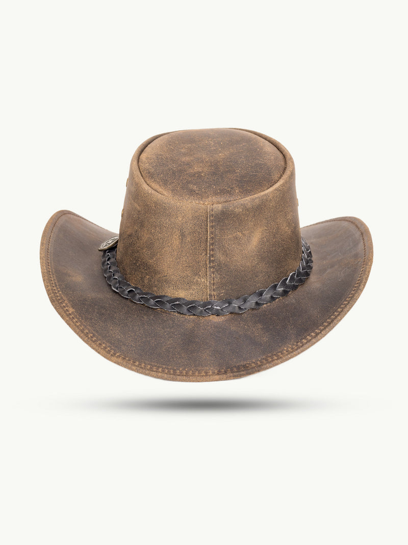 scippis fleetwood hoed – traditionele leren hoed voor outdoor gebruik