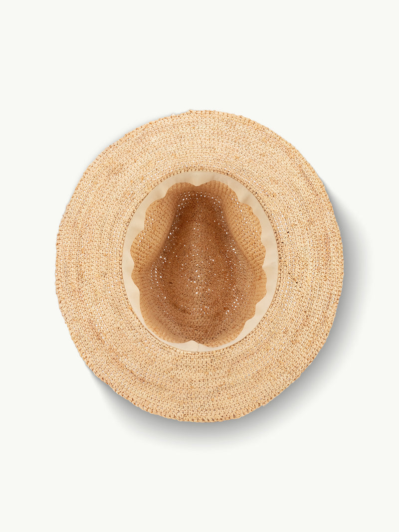torbay hoed – lichtgewicht raffia zomerhoed