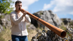 DIDGERIDOO NATURAL – Didgeridoo van Meinl - bestaat uit 2 delen