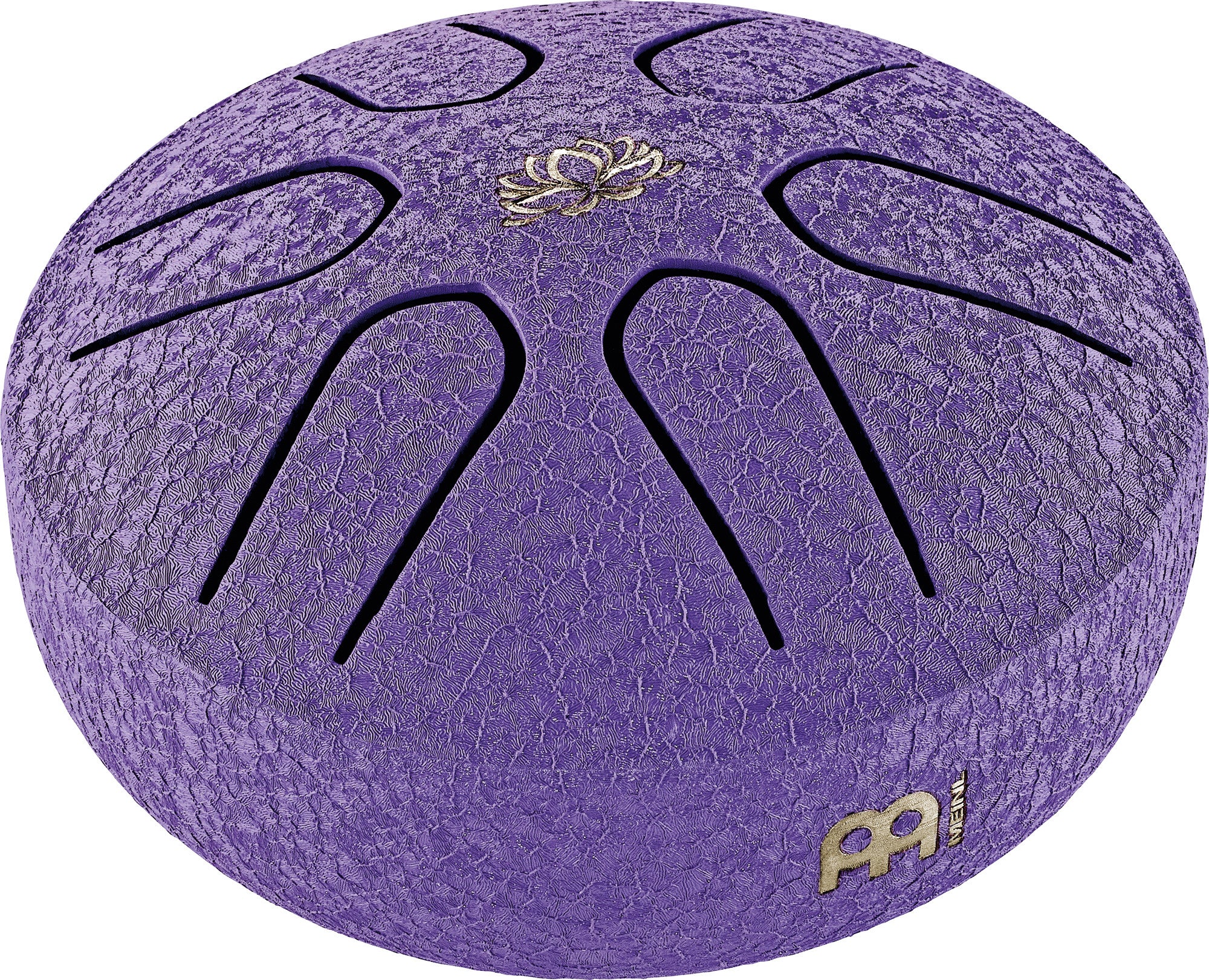 Meinl Sonic Energy Pocket Steel Tongue Drum, Purple, A Major, Lotus Flower