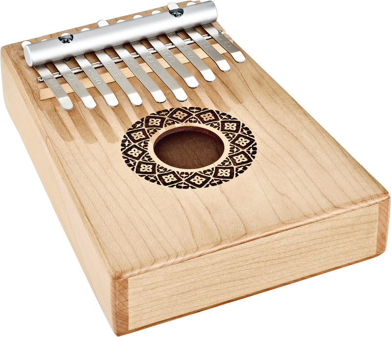KALIMBA NATUURHOUT – 10 Noten met Sound Hole