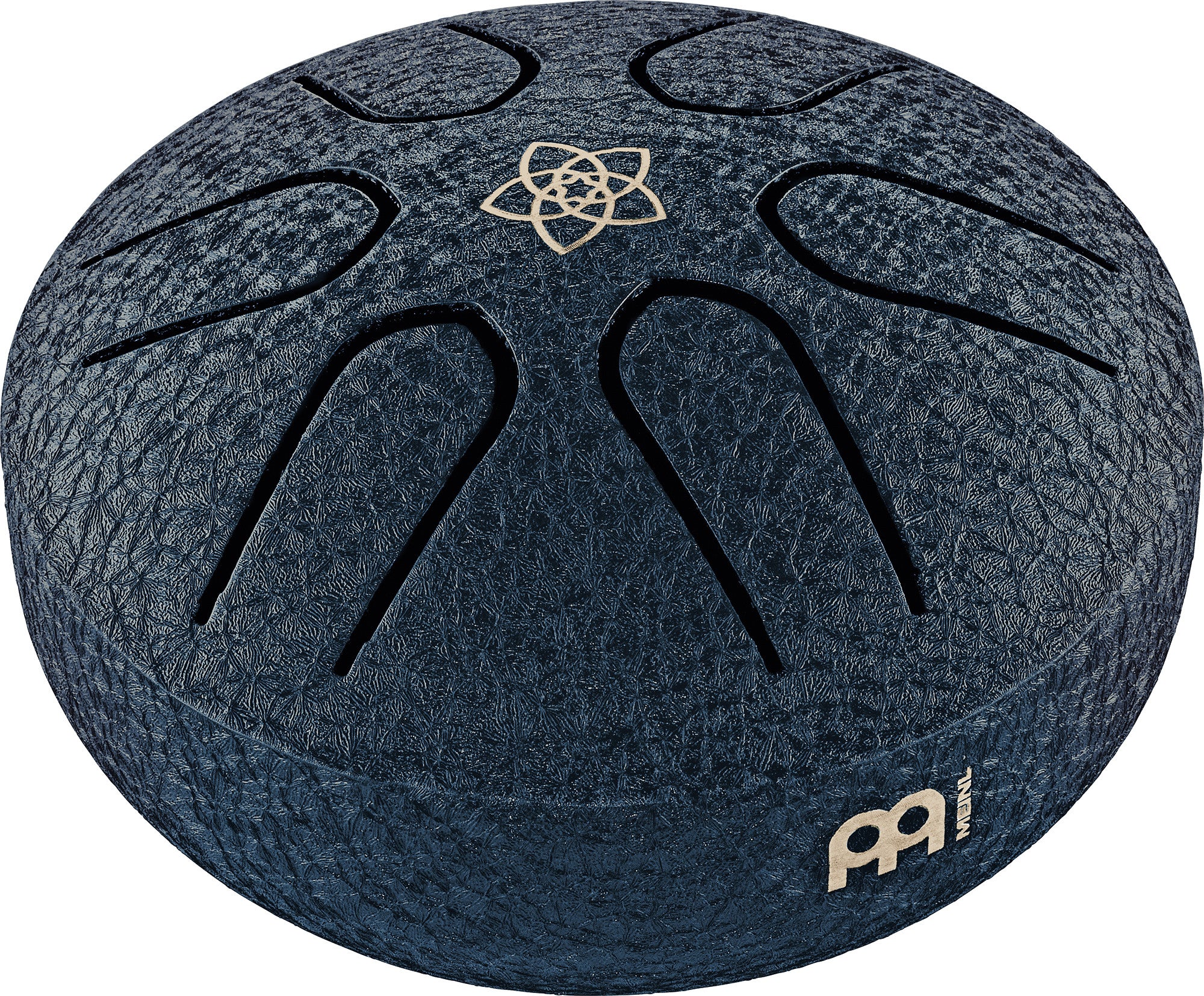 Meinl Sonic Energy Pocket Steel Tongue Drum, Navy Blue, A Major, Venus Flower