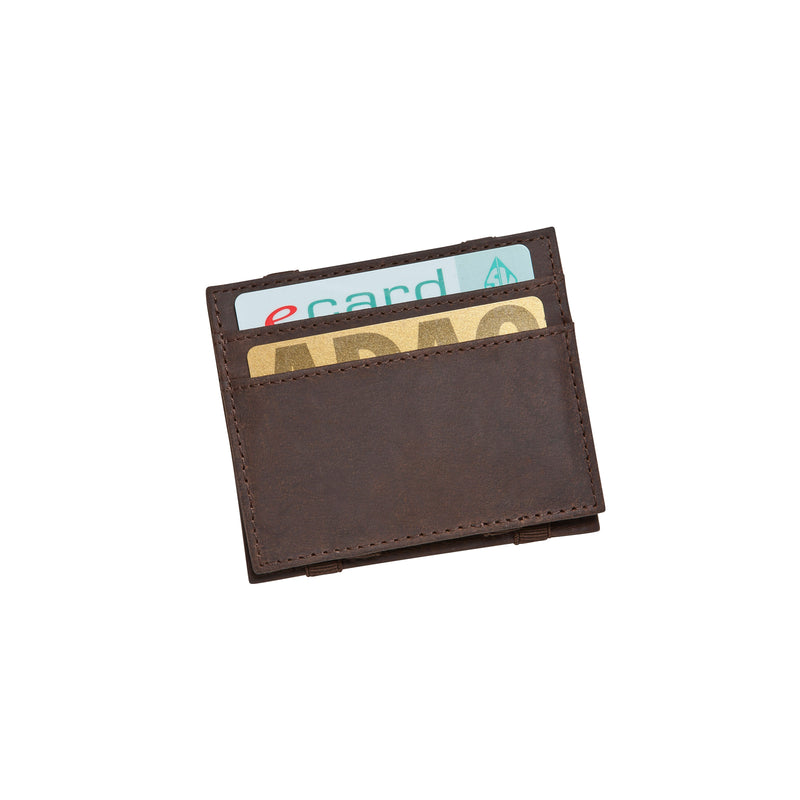 Scippis Magic Wallet – minimalistische leren portemonnee met elastiek