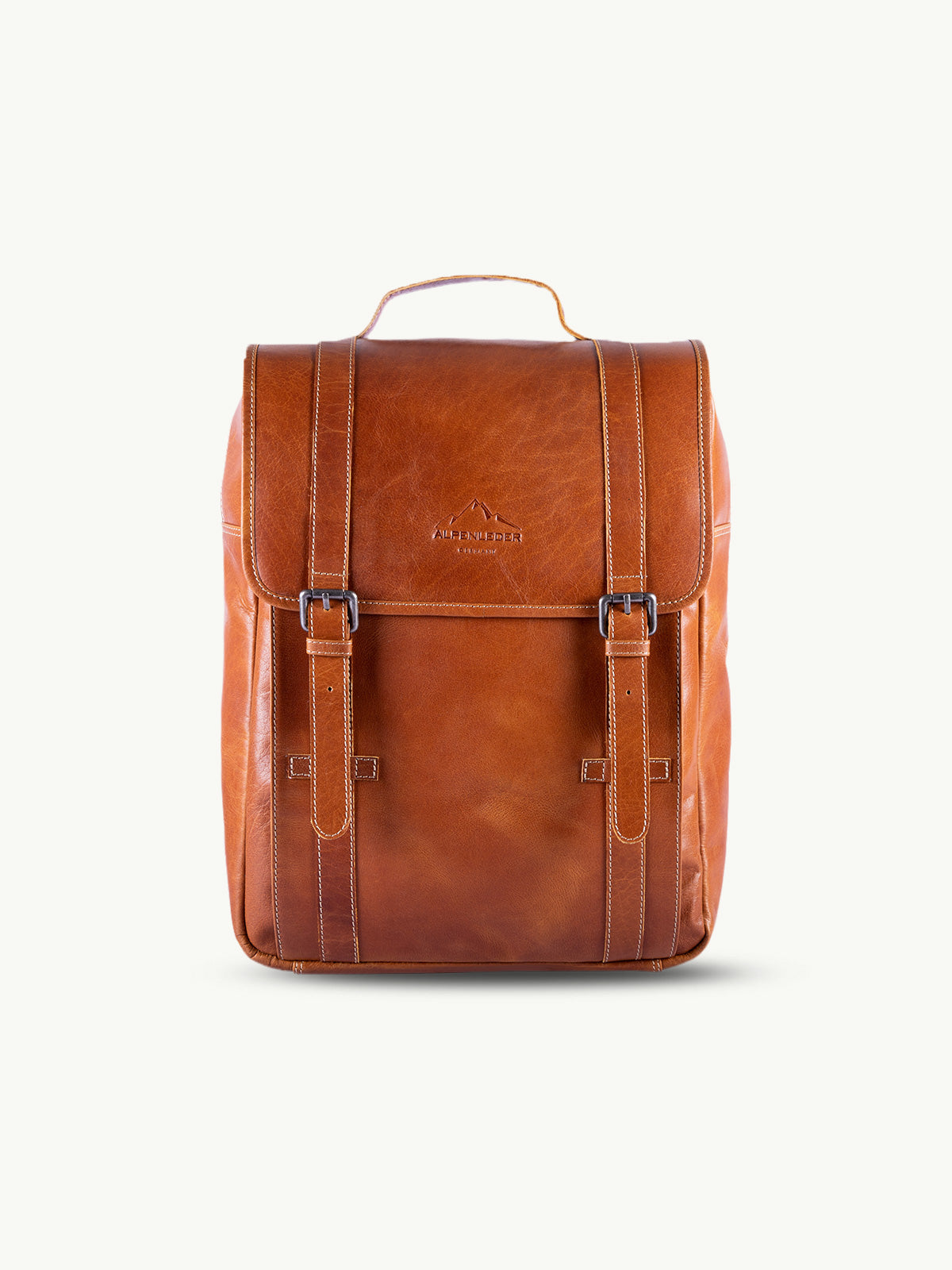 scippis bozen rugzak – compacte canvas rugtas met leren accenten