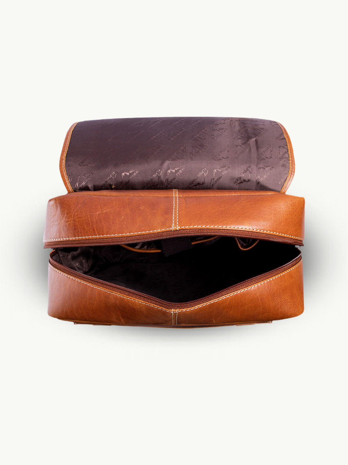 scippis bozen rugzak – compacte canvas rugtas met leren accenten