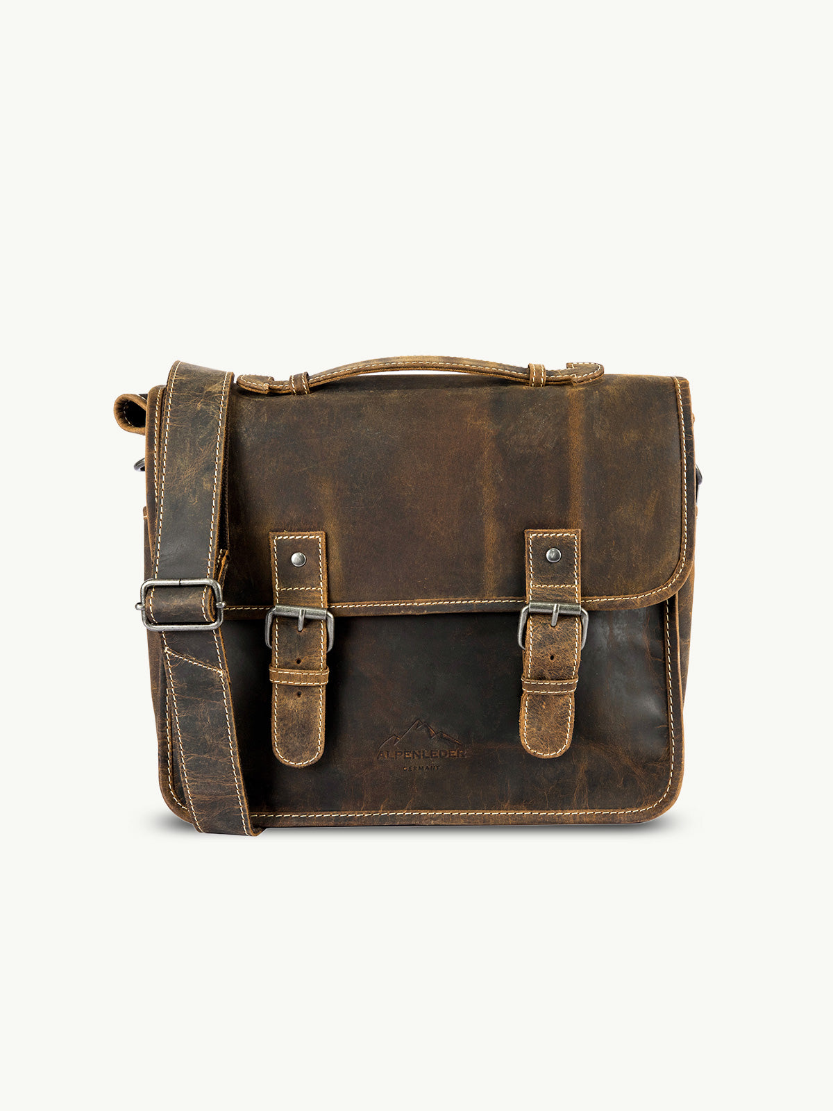 scippis messenger bag tourer – grote reistas van leer met veel opbergruimt