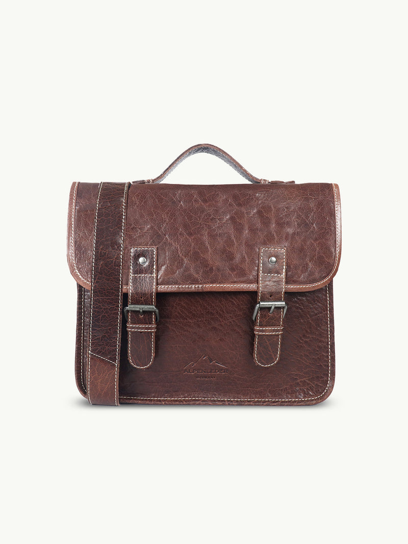 scippis messenger bag tourer – grote reistas van leer met veel opbergruimt